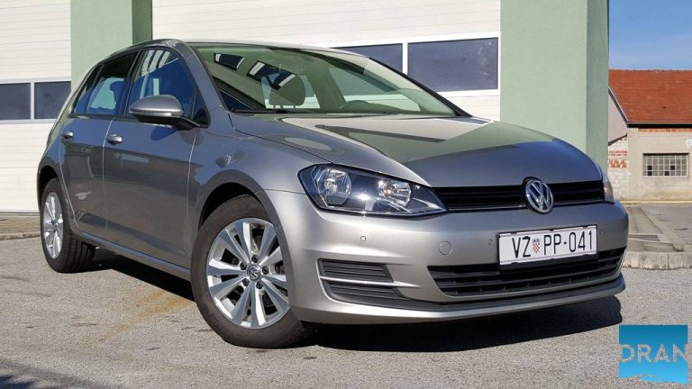 VW Golf 7, 1.6 TDI BMT, Comfortline, parkirni senzori, 16″ alu