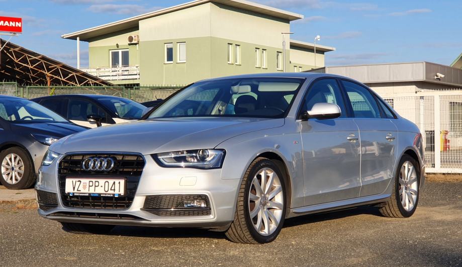 Audi A4 2,0 TDI S-Line, 18″ alu, bi-xenon, navi MMI Plus, servisna