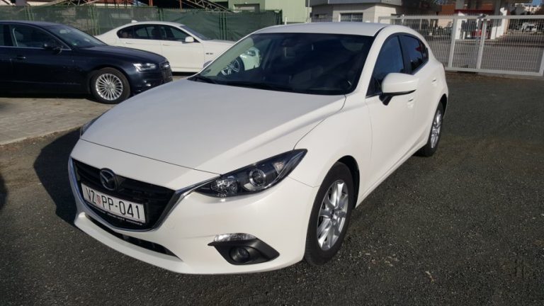 Mazda 3 2.2 CD150, Center Line, bijela perla, navi, alu 16, pdc