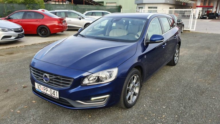 Volvo V60 D2 Ocean Race, LED kontrolna, navi, koža, 16″ alu, servisna